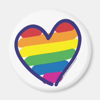 Gay Pride Liebe Herz Magnet