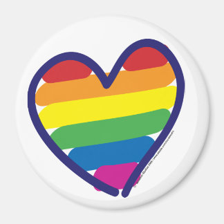 Gay Pride Liebe Herz Magnet