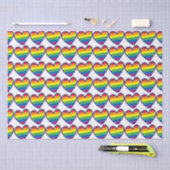 Gay Pride Liebe Herz Seidenpapier (Handwerk)