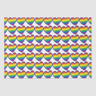 Gay Pride Liebe Herz Seidenpapier