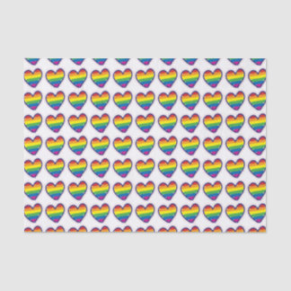 Gay Pride Liebe Herz Seidenpapier