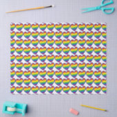 Gay Pride Liebe Herz Seidenpapier (Basteln)