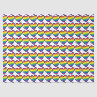 Gay Pride Liebe Herz Seidenpapier
