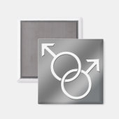 Gay Pride Magnete gleichgeschlechtliche Liebe Kühl Magnet (Vorderseite/Rückseite)