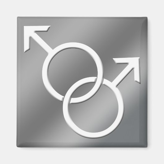 Gay Pride Magnete gleichgeschlechtliche Liebe Kühl Magnet (Vorne)