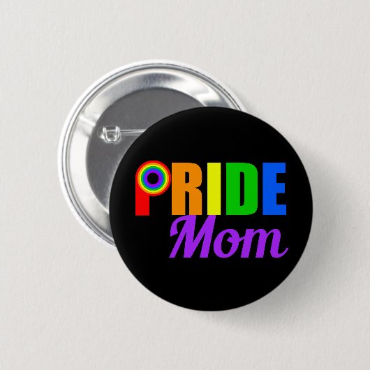 Gay Pride Mama Button (Vorne & Hinten)