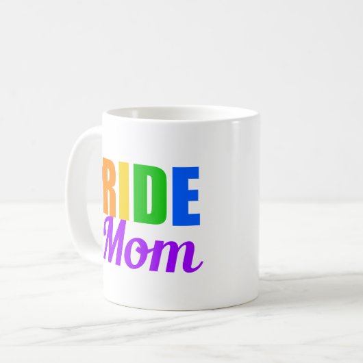 Gay Pride Mama Kaffeetasse (Vorderseite Links)