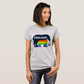 Gay Pride Mama Proud LGBT Mama Elephant T-Shirt (Vorne ganz)
