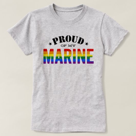 Gay Pride-Marineregenbogen-Flagge T-Shirt (Design vorne)