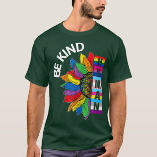Gay Pride Mensch, Regenbogen Sonnenblumen Kind LGB T-Shirt