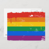 Gay Pride Merchandise Postkarte (Vorne/Hinten)