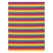 Gay Pride mit farbenfroher Regenbogenflagge Tischdecke (Vorderseite)