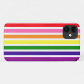 Gay Pride mit farbigen Regenbogenstreifen Case-Mate iPhone Hülle (Rückseite (Horizontal))