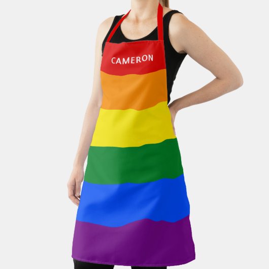 Gay Pride Mit Monogramm Schürze (InSitu)