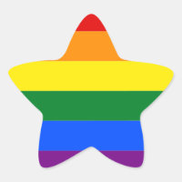 Gay Pride Monat LGBT Regenbogenstreifen farbig