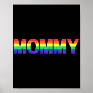 Gay Pride Monat Lgbtq Muttertag Regenbogenflagge Q Poster