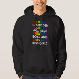 Gay Pride Monat Schuld hat die Welt größere Proble Hoodie