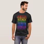Gay Pride Monat Schuld hat die Welt größere Proble T-Shirt (Vorne ganz)
