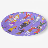 gay pride month drag queens lgbt transwomen pappteller (Schrägansicht)