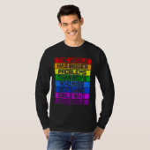 Gay Pride Month LGBT The World Has Bigger Problems T-Shirt (Vorne ganz)