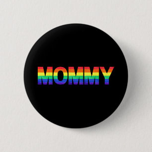 Gay Pride Month Lgbtq Mütter Tag Regenbogenflagge Button