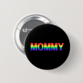 Gay Pride Month Lgbtq Mütter Tag Regenbogenflagge  Button (Vorne & Hinten)
