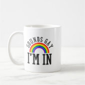 Gay Pride Month Sounds Gay Rainbow Funny Quote Gif Kaffeetasse (Links)