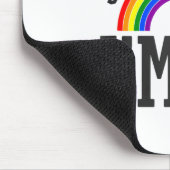 Gay Pride Month Sounds Gay Rainbow Funny Quote Gif Mousepad (Ecke)