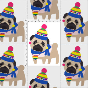 Gay Pride Mops - Funny Hat Stoff