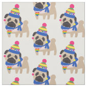 Gay Pride Mops - Funny Hat Stoff (Muster)