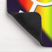 Gay Pride Mousepad Regenbogen-Liebe Mousepads u. (Ecke)