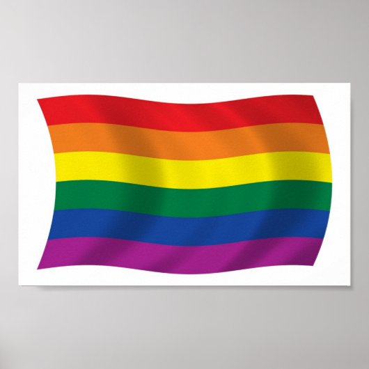 Gay Pride Movement Flag Poster drucken (Vorne)