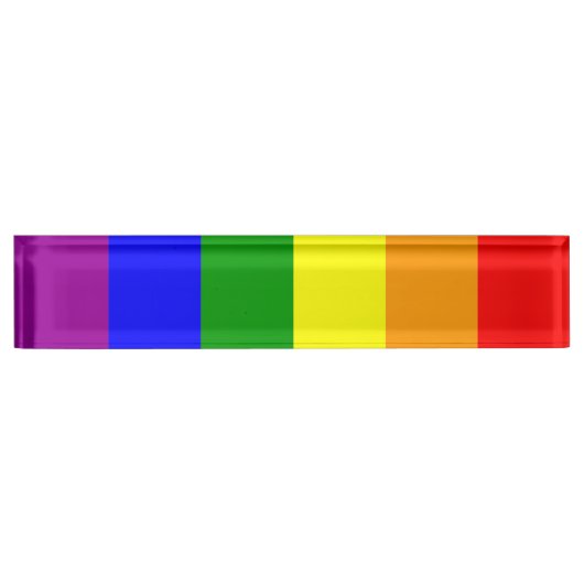 Gay Pride Namensplakette (Vorderseite)