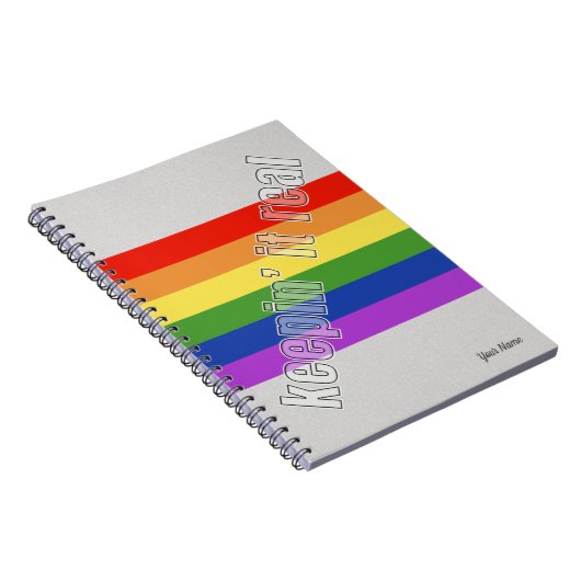 Gay Pride-Notebook Notizblock (Rechte Seite)