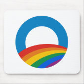Gay Pride Obama Mousepad (Vorne)