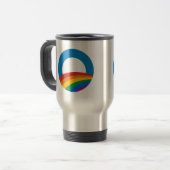 Gay Pride Obama Reisebecher (Vorderseite Links)