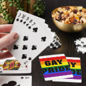 Gay Pride Ohrts Spielkarten (In Situ)