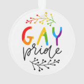 Gay Pride Ornament (Rückseite)