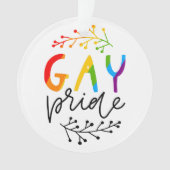 Gay Pride Ornament (Vorderseite)