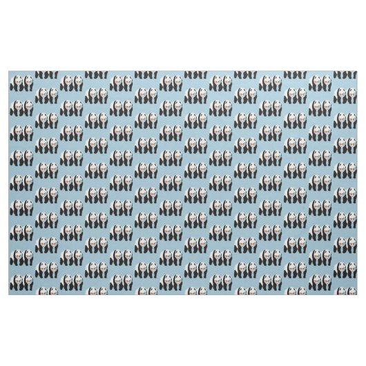 Gay Pride Pandas Stoff (Yard (91,4 cm))