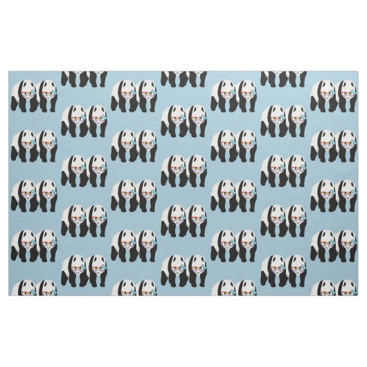Gay Pride Pandas Stoff (Fat Quarter (45,7 x 55,9 cm))