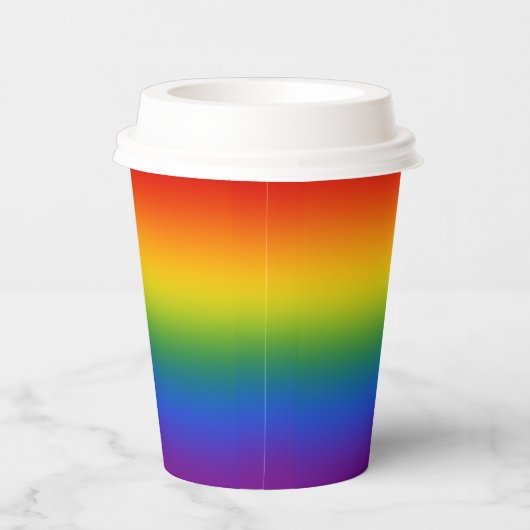 Gay Pride Pappbecher (Rechts)