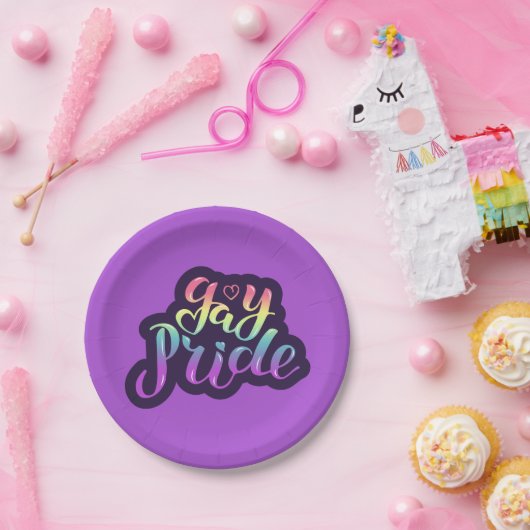 Gay Pride Pappteller (Party)