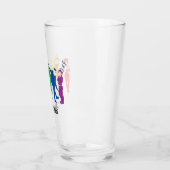 Gay Pride Parade Illustration Personalisiert Glas (Links)