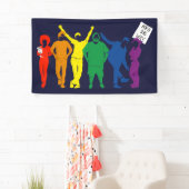 Gay Pride Parade People Illustration Banner (Insitu)