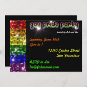 Gay Pride-Party Einladungen (Vorne/Hinten)