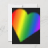 Gay Pride Party Einladungen Rainbow Liebe Cards (Vorderseite)