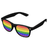 Gay Pride Partybrille (Schrägansicht)