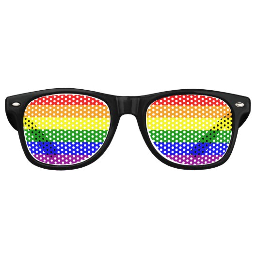 Gay Pride Partybrille (Vorderseite)