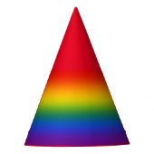 Gay Pride Partyhütchen (Vorderseite)